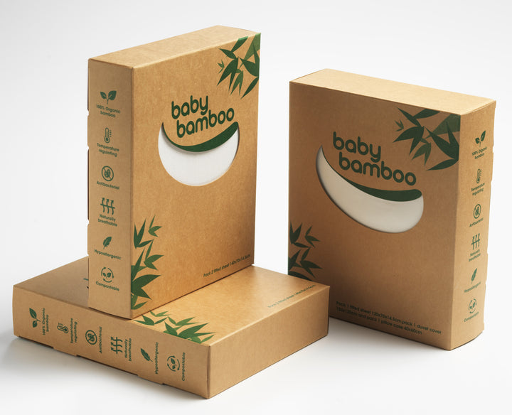 100% Bamboo Baby 3 Piece Bedding Set